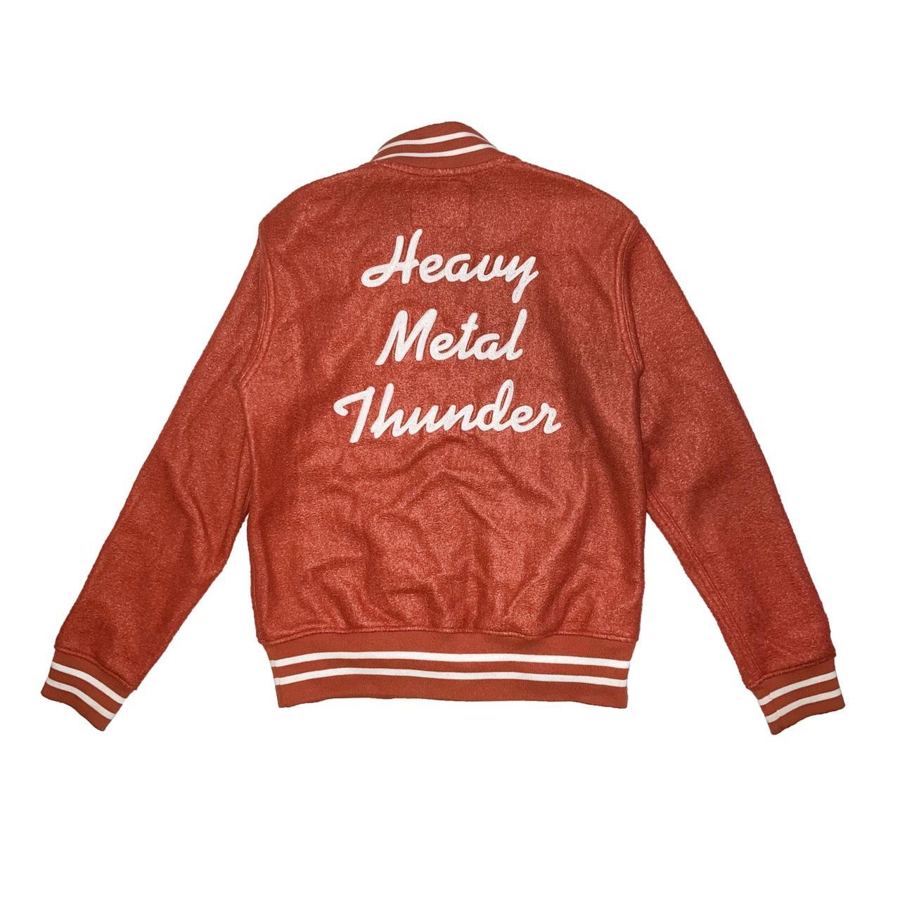 Vintage Hysteric Glamour Heavy Metal Thunder Varsity... - Depop