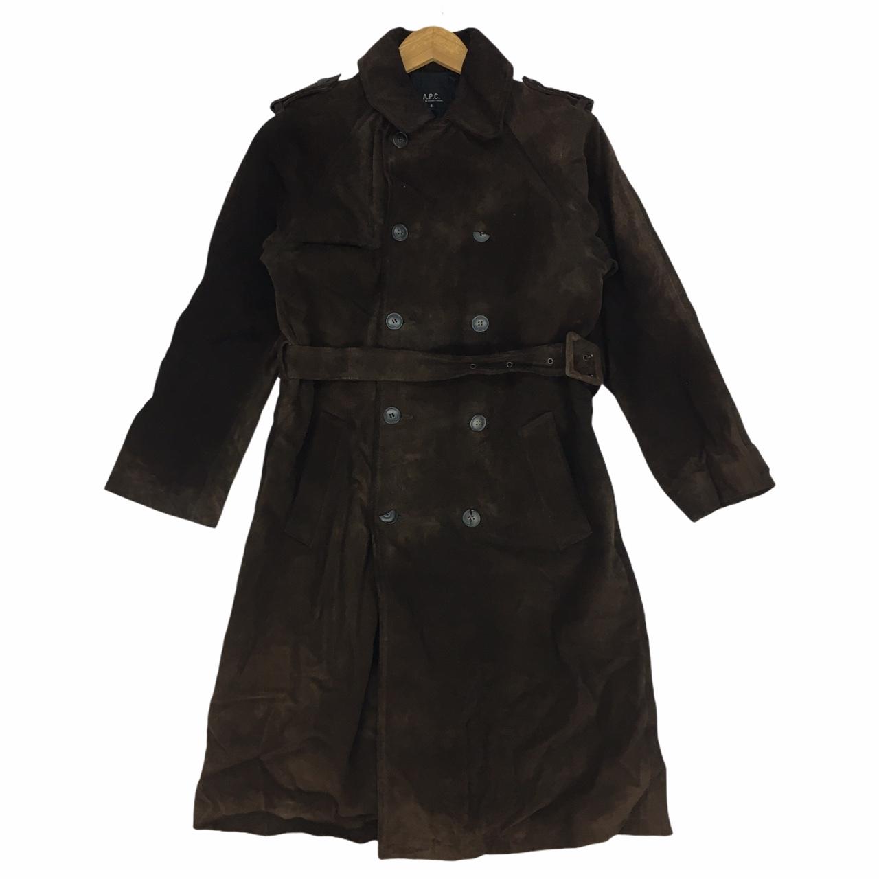 A.P.C Made in France Leather Long Coat