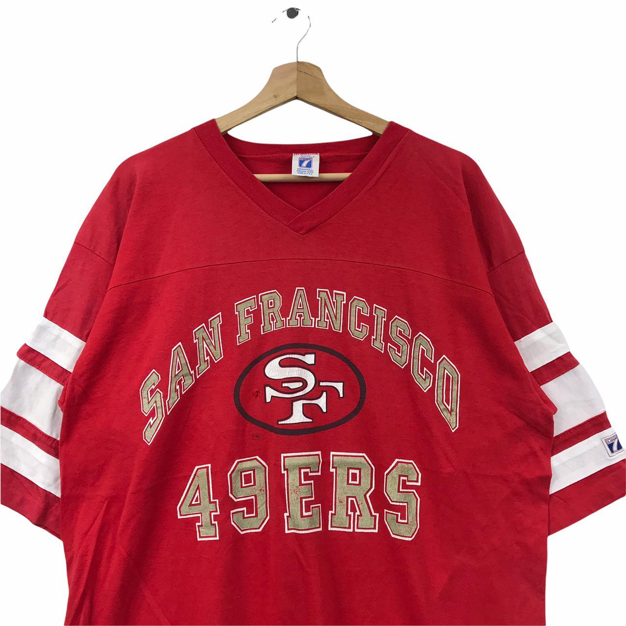Vtg NFL LOGO 7 49ERS San Francisco Tee Shirt... - Depop