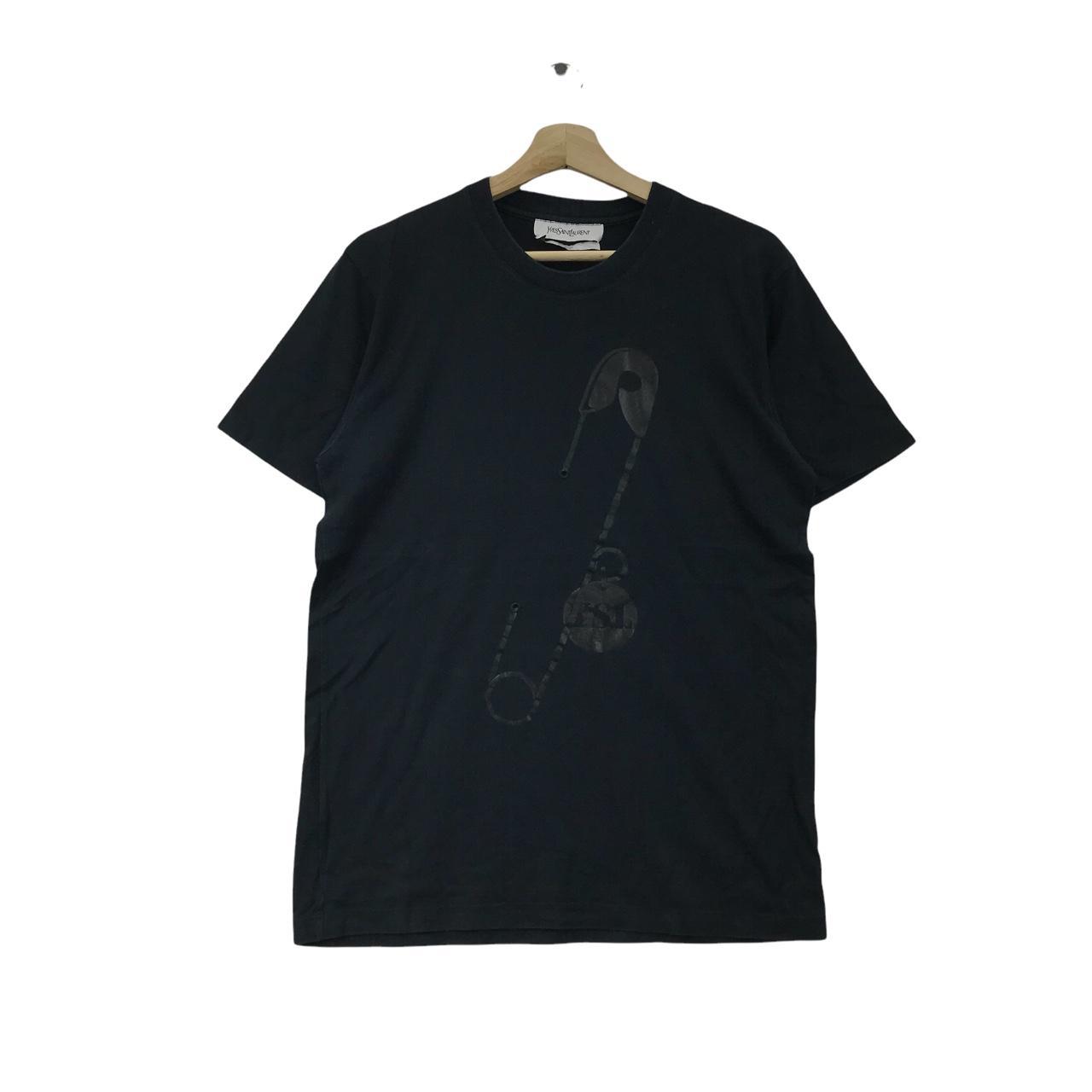 Vtg YSL Yves SAINT LAURENT Paris Pin Tee Shirt Made... - Depop