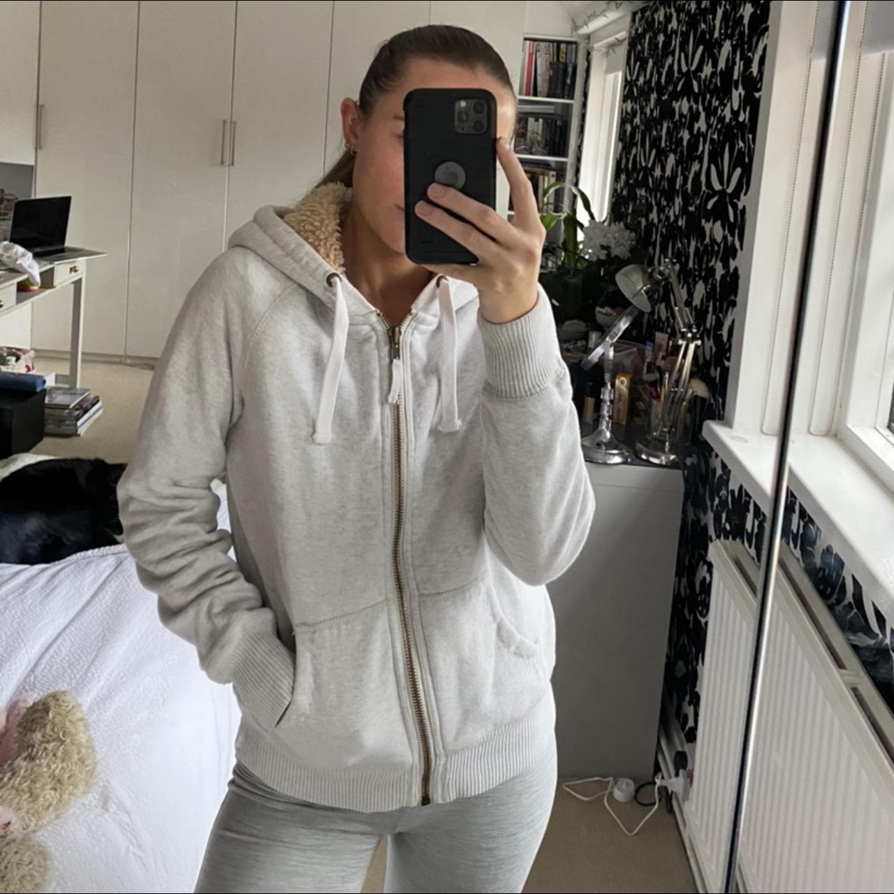 Jack wills sherpa hoodie cheap women's