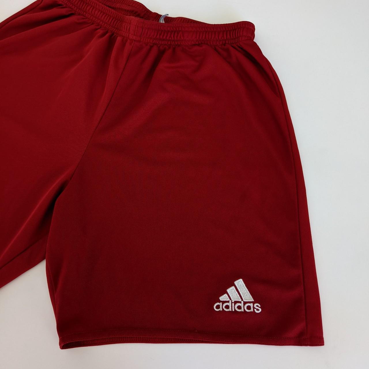 red adidas climalite shorts