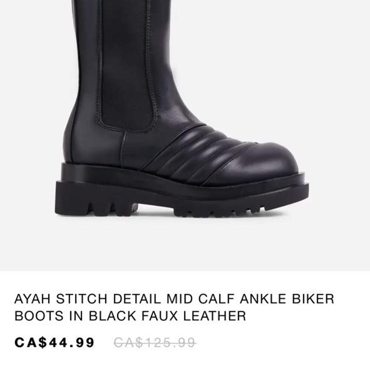 EGO Women's Black Boots Depop