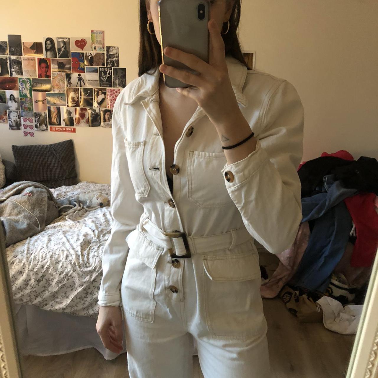 cream boiler suit