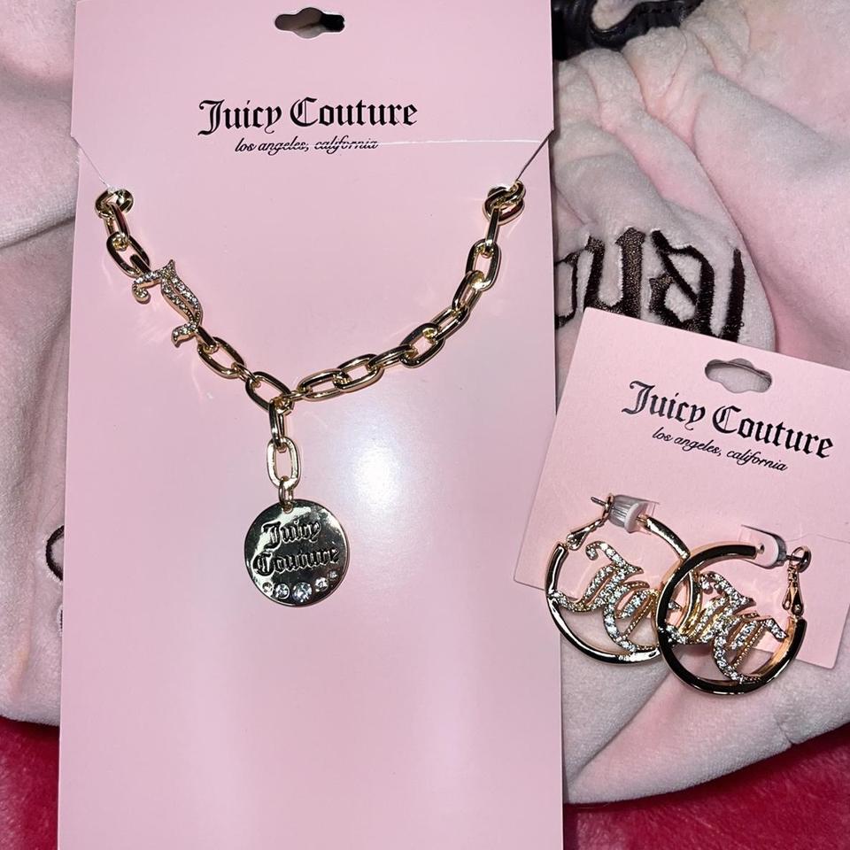 Pre-owned Juicy Couture Necklace In Pink