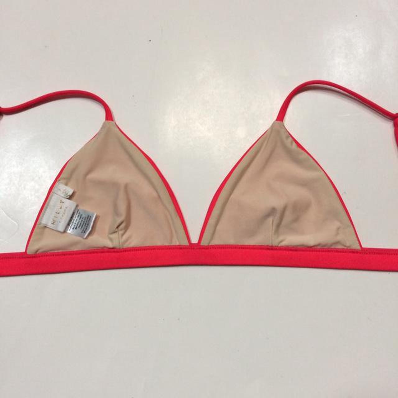 Milly Cabana Capri Triangle Bikini Top Brand Milly Depop