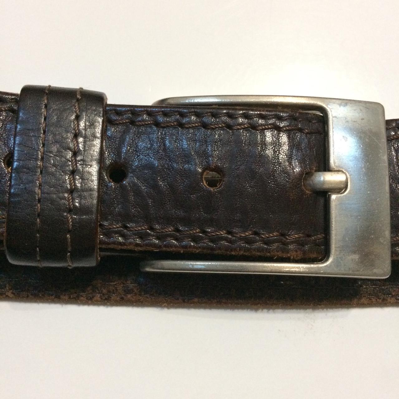 Vera Pelle Leather Belt, Made in Italy, Leather,... - Depop