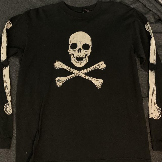 Vlone Skull Long Sleeve T-Shirt, size M, 10/10 brand...