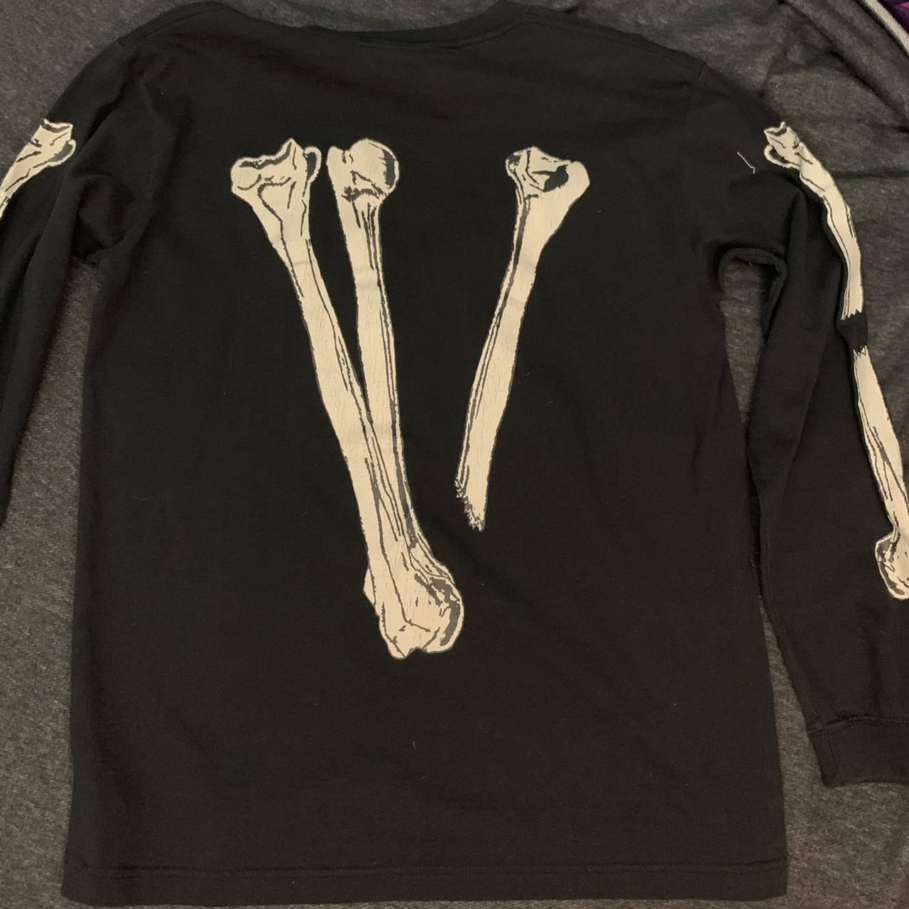 Vlone Skull Long Sleeve T-Shirt size M 10/10 brand | Depop