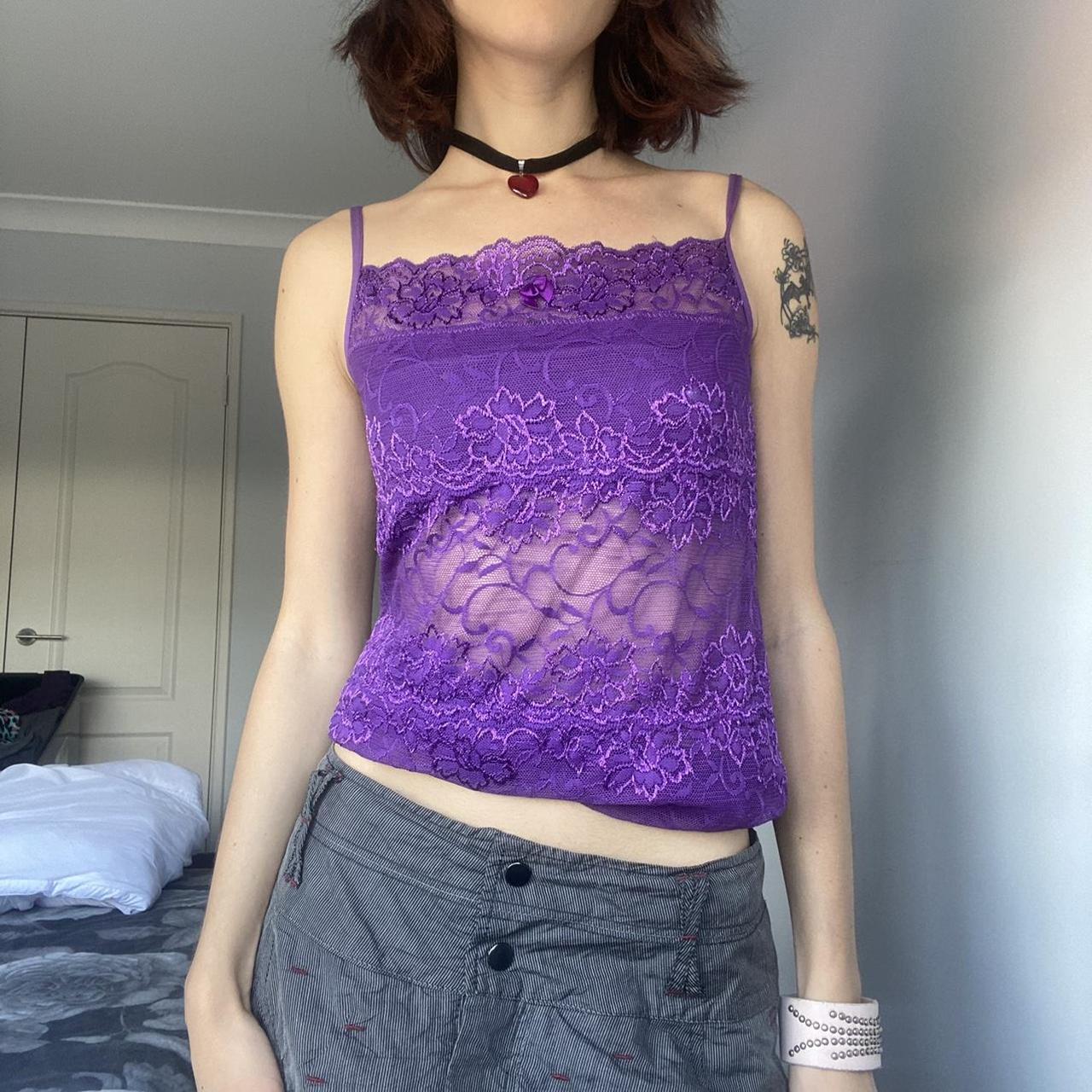 purple-sheer-lace-singlet-top-with-lil-bow-on-bust-depop