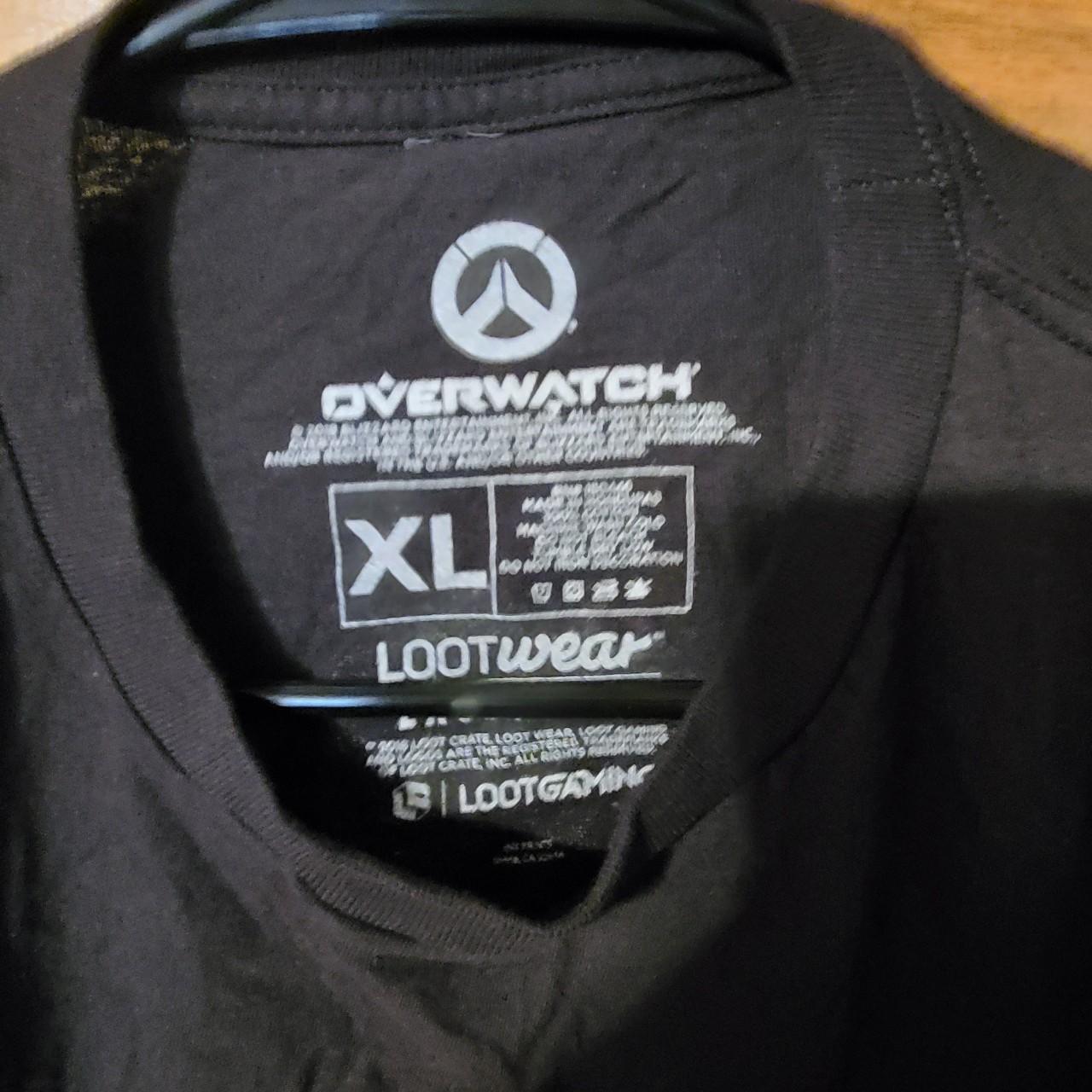 Overwatch Men's Black T-shirt (4)