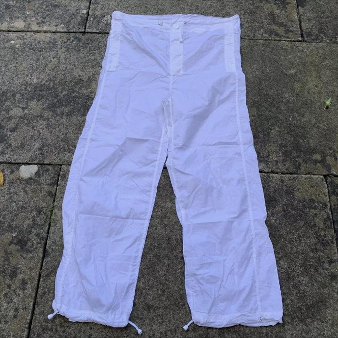 Military snow pants in white, unisex and with an... - Depop