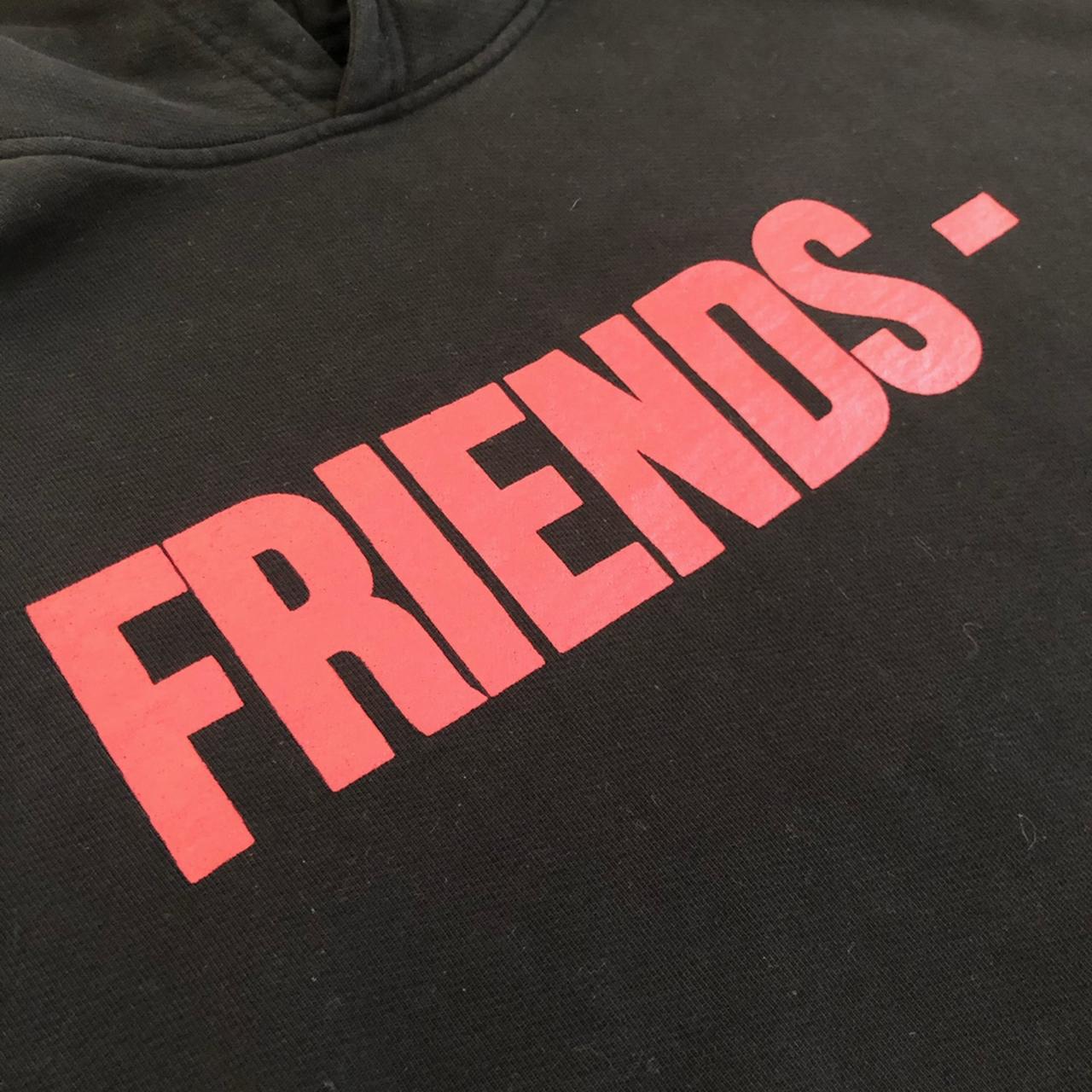 Vlone friends hoodie online black