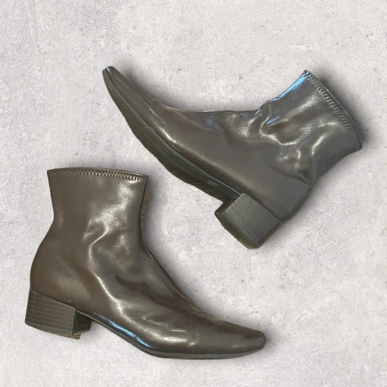 Product Image 1 - Brown Pointed Toe Ankle Booties