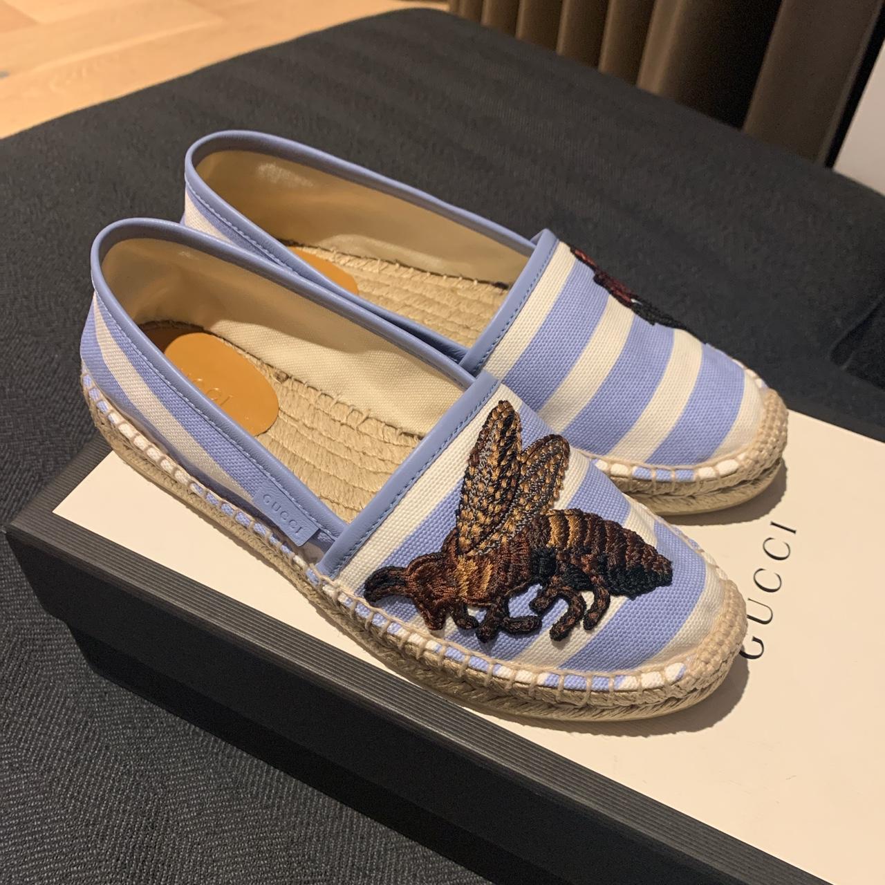 Authentic Gucci espadrilles ❤️ worn twice, comfy and - Depop