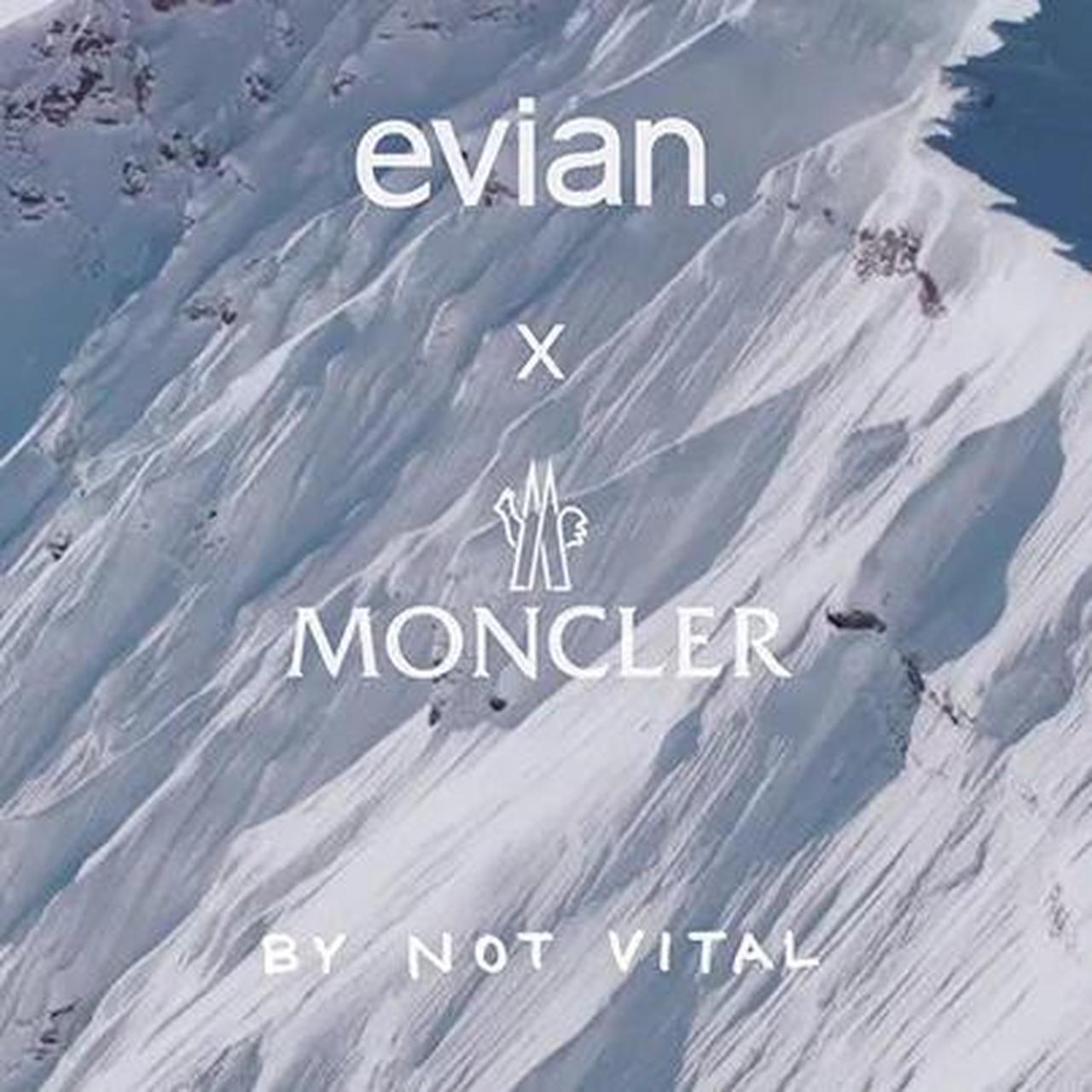 evian x moncler price