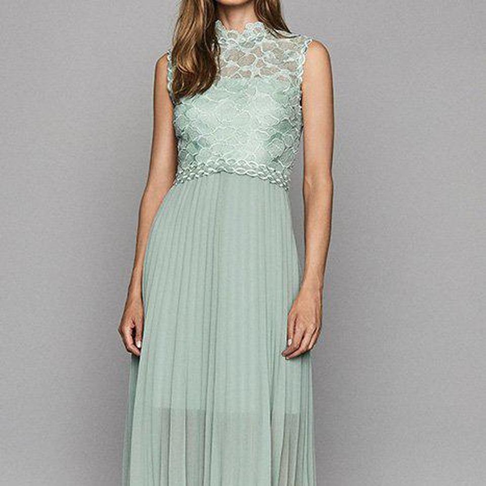 Reiss green sale lace dress