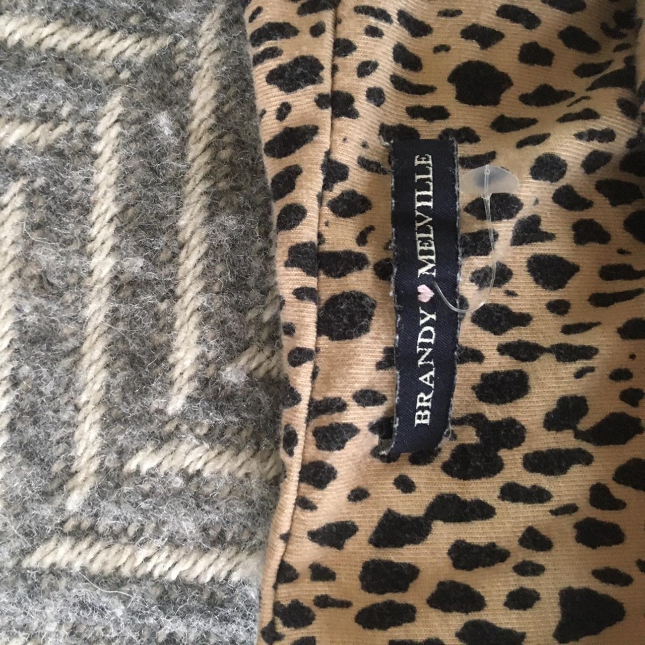 Brandy Melville leopard print boob tube super comfy... - Depop