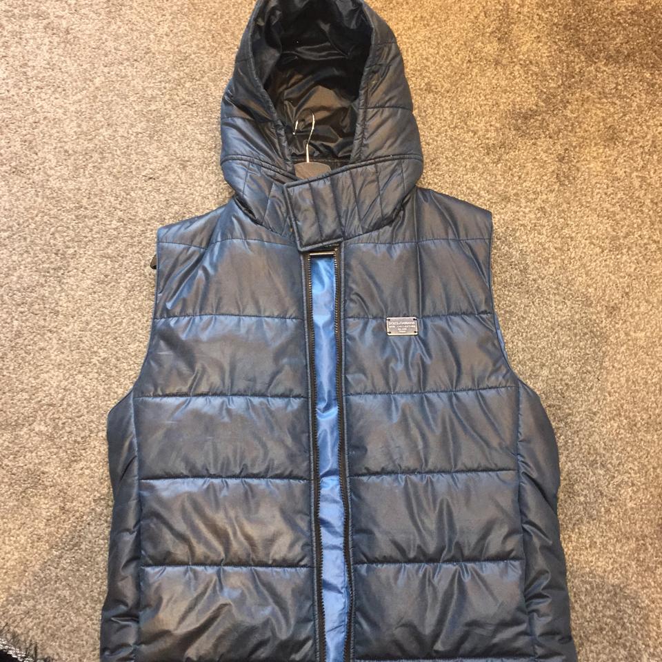 Dolce and Gabbana Gym Collection Frosted Blue Gilet Depop