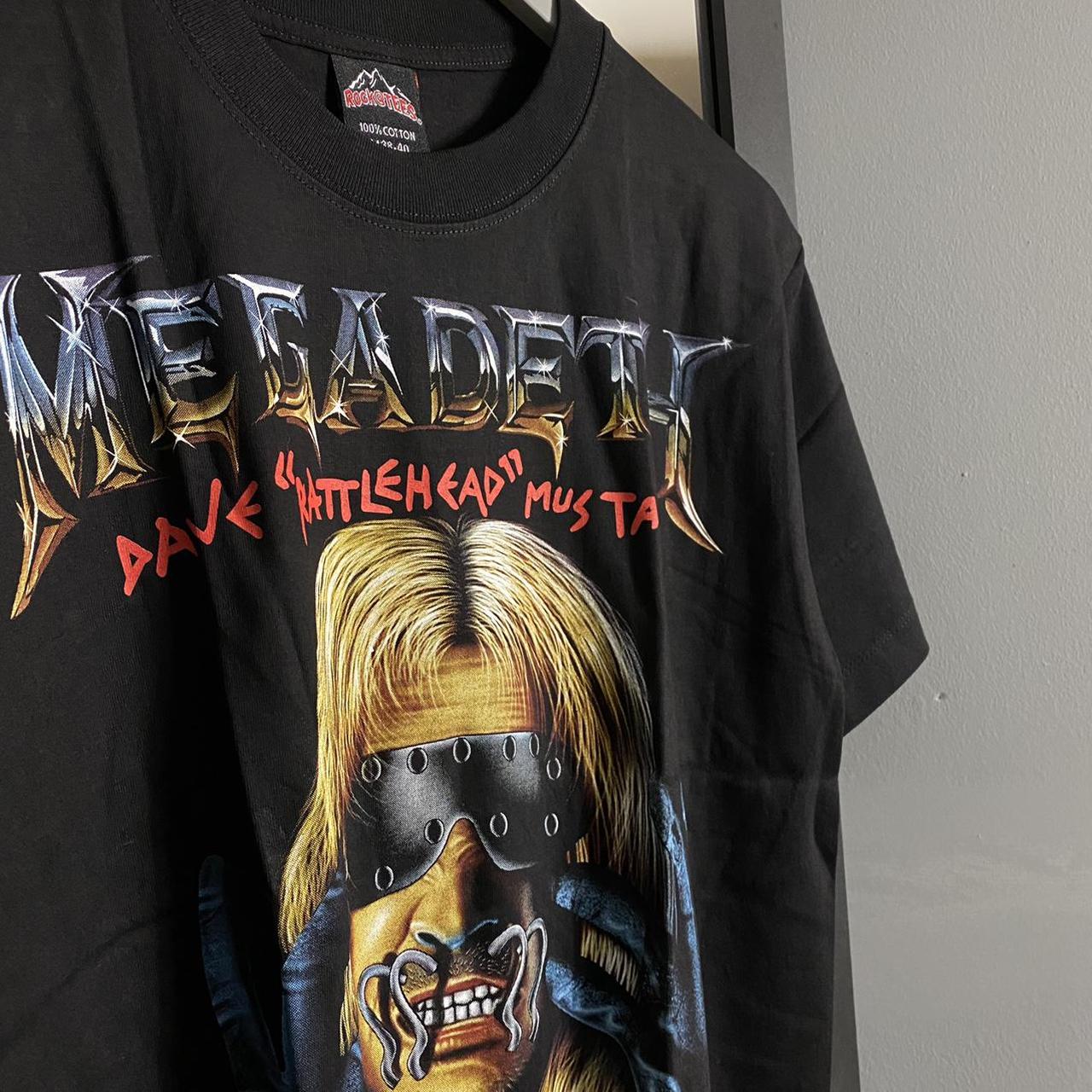 MEGADETH ‘Dave Rattlehead Mustaine’ 00s BAND T-SHIRT... - Depop