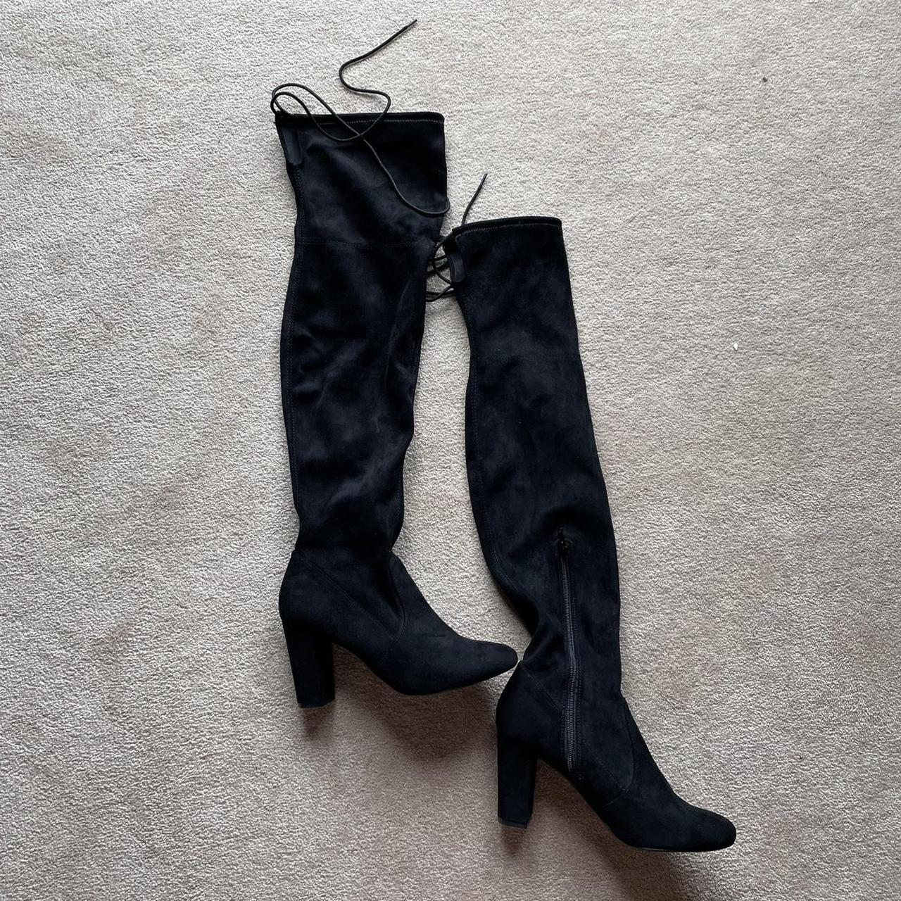 Brinna over the knee heel boot sale