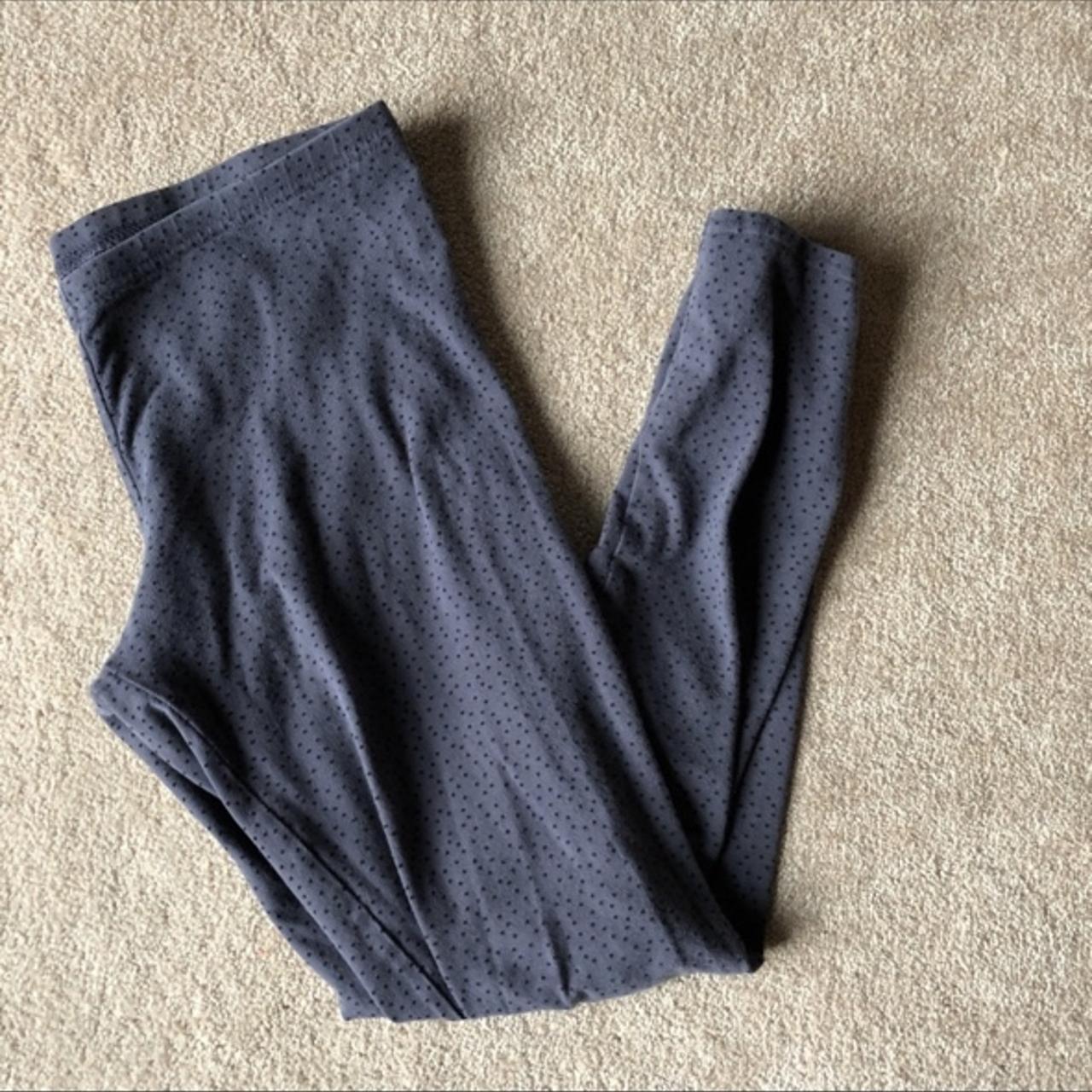 LC Lauren Conrad Women S Grey And Black Leggings Depop   P0 