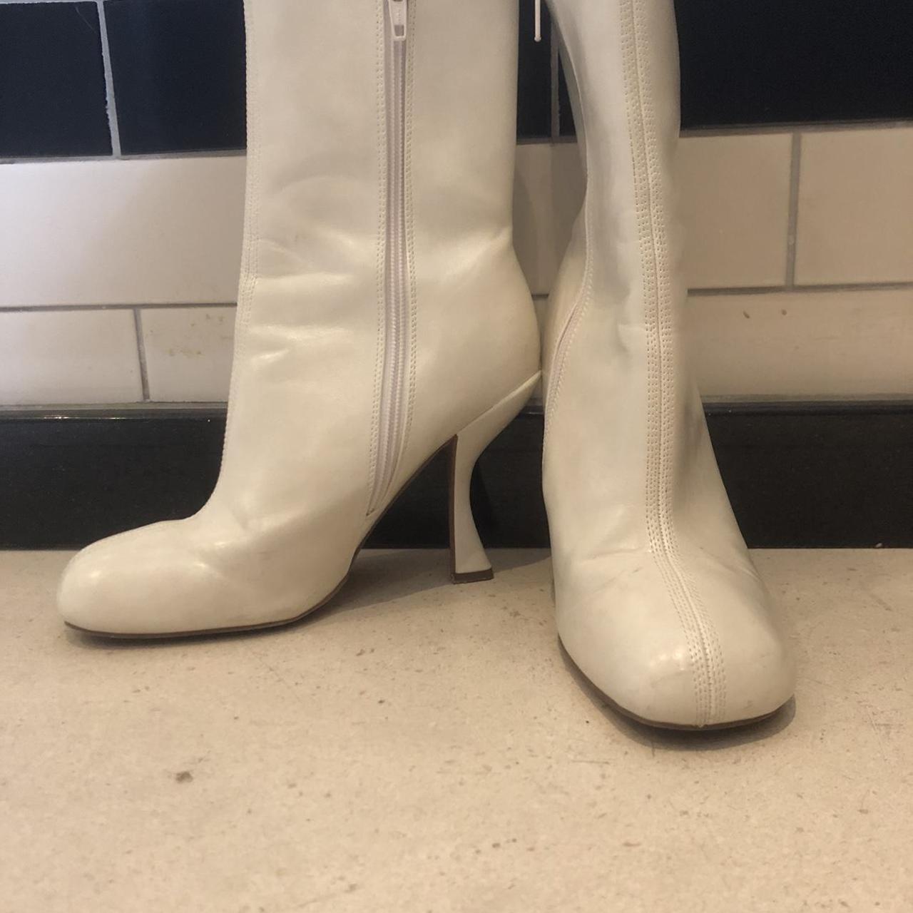 asos cream ankle boots