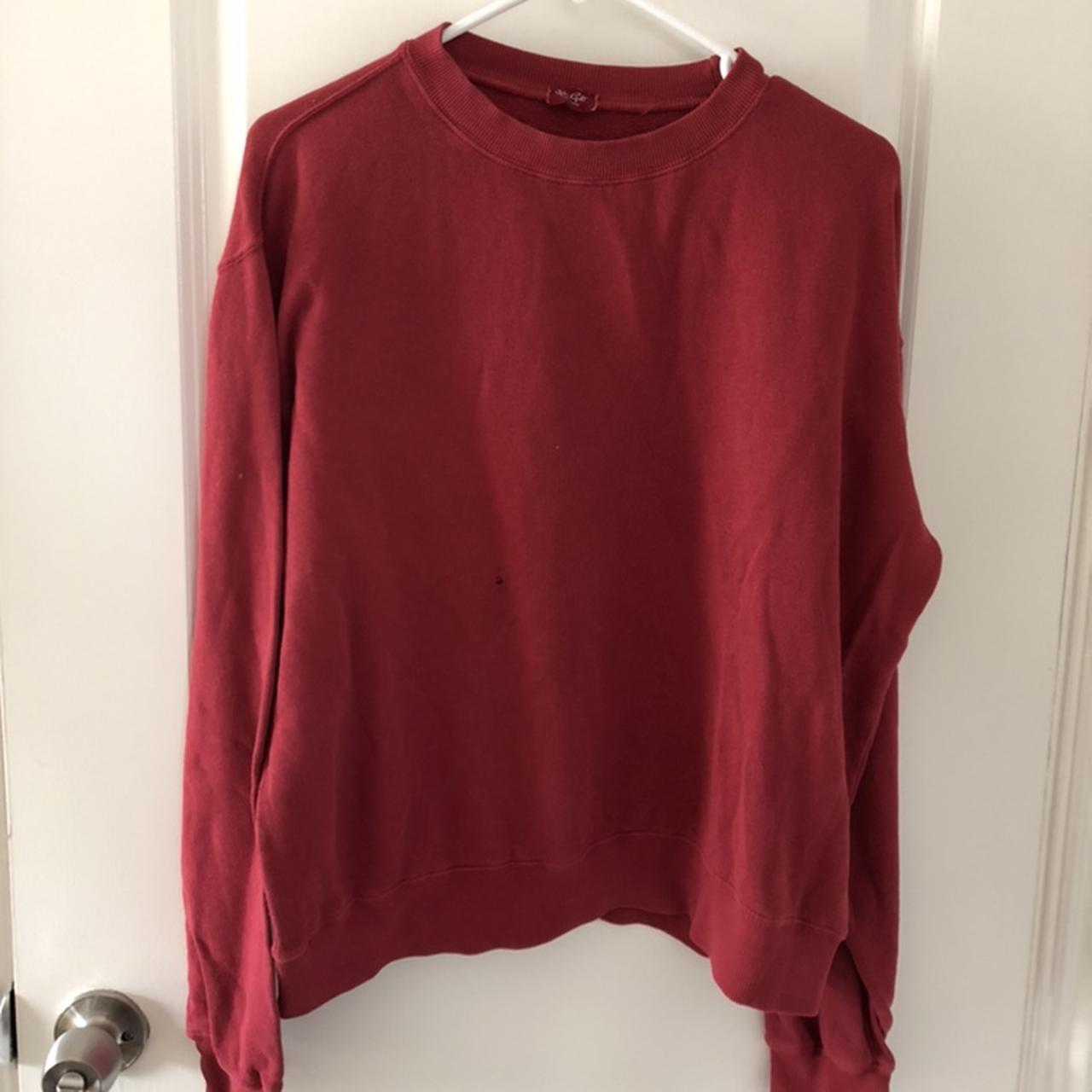 Brandy melville red store sweatshirt