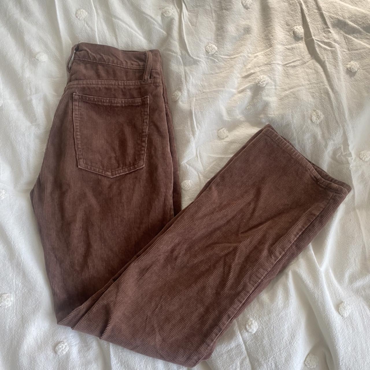 Brandy Melville, Pants & Jumpsuits, Brandy Melville Brielle Corduroy Pants  Brown Nwt