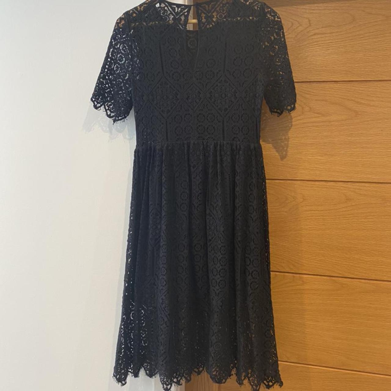 H&M midi lace dress. Size UK 8. Perfect condition.... - Depop