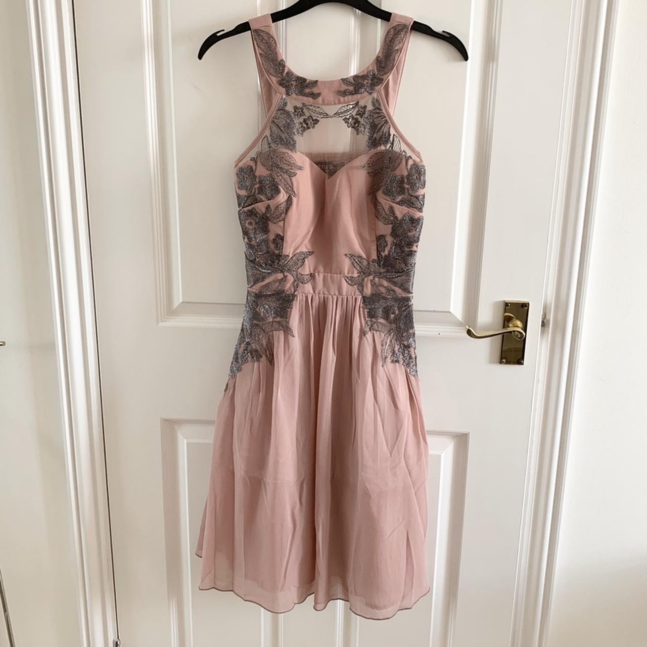 Little mistress dusky top pink dress