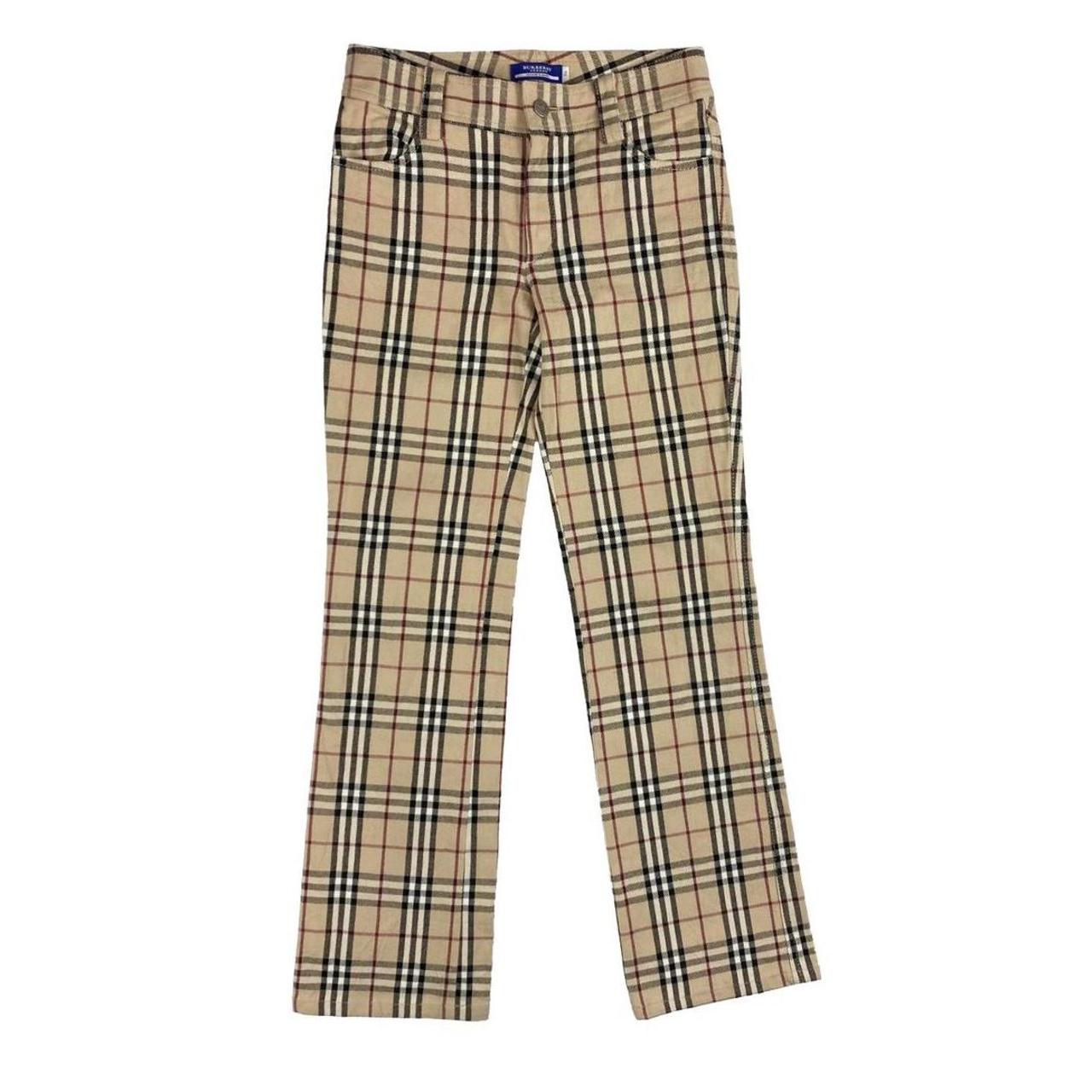 burberry nova check trousers