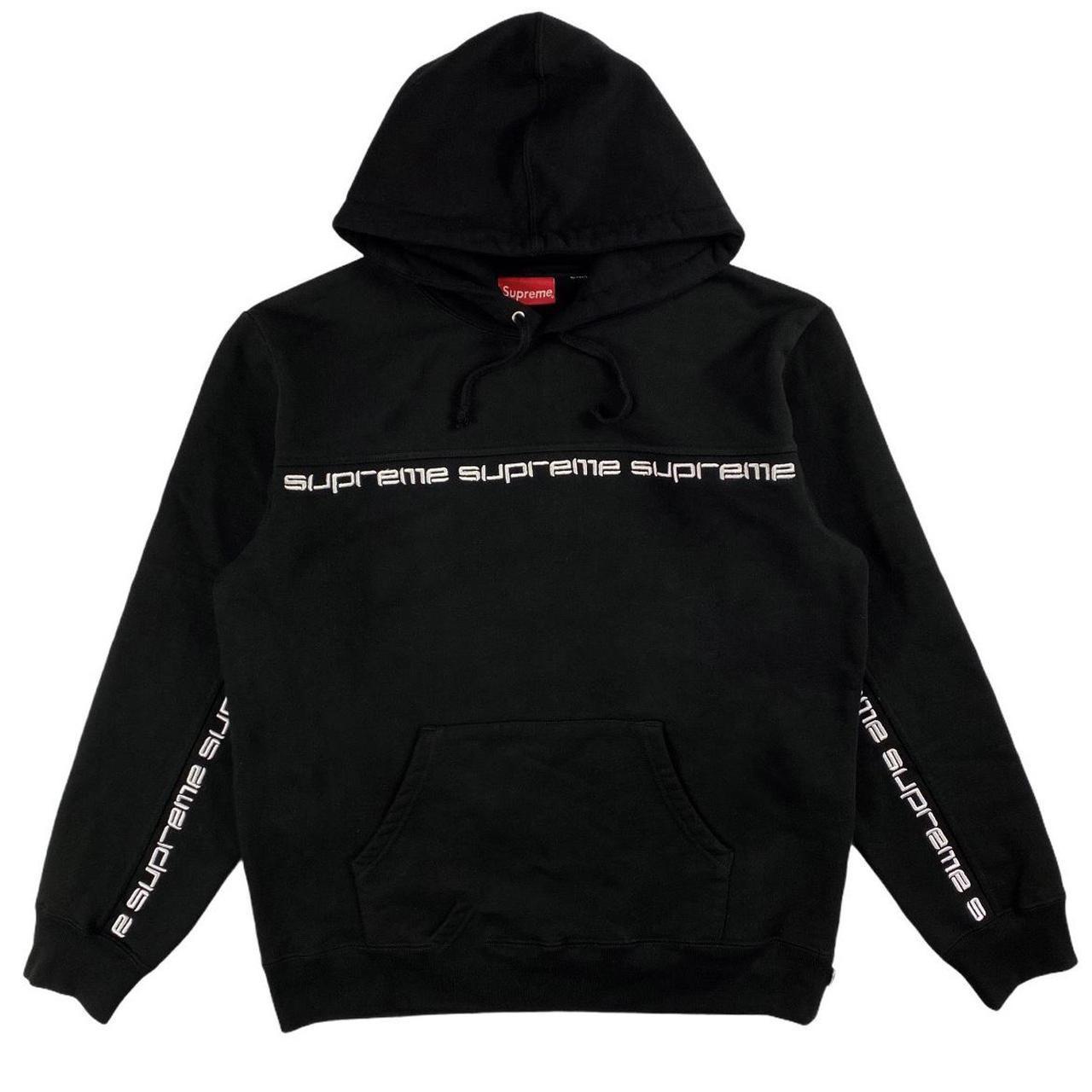 Supreme Men's Black Hoodie | Depop