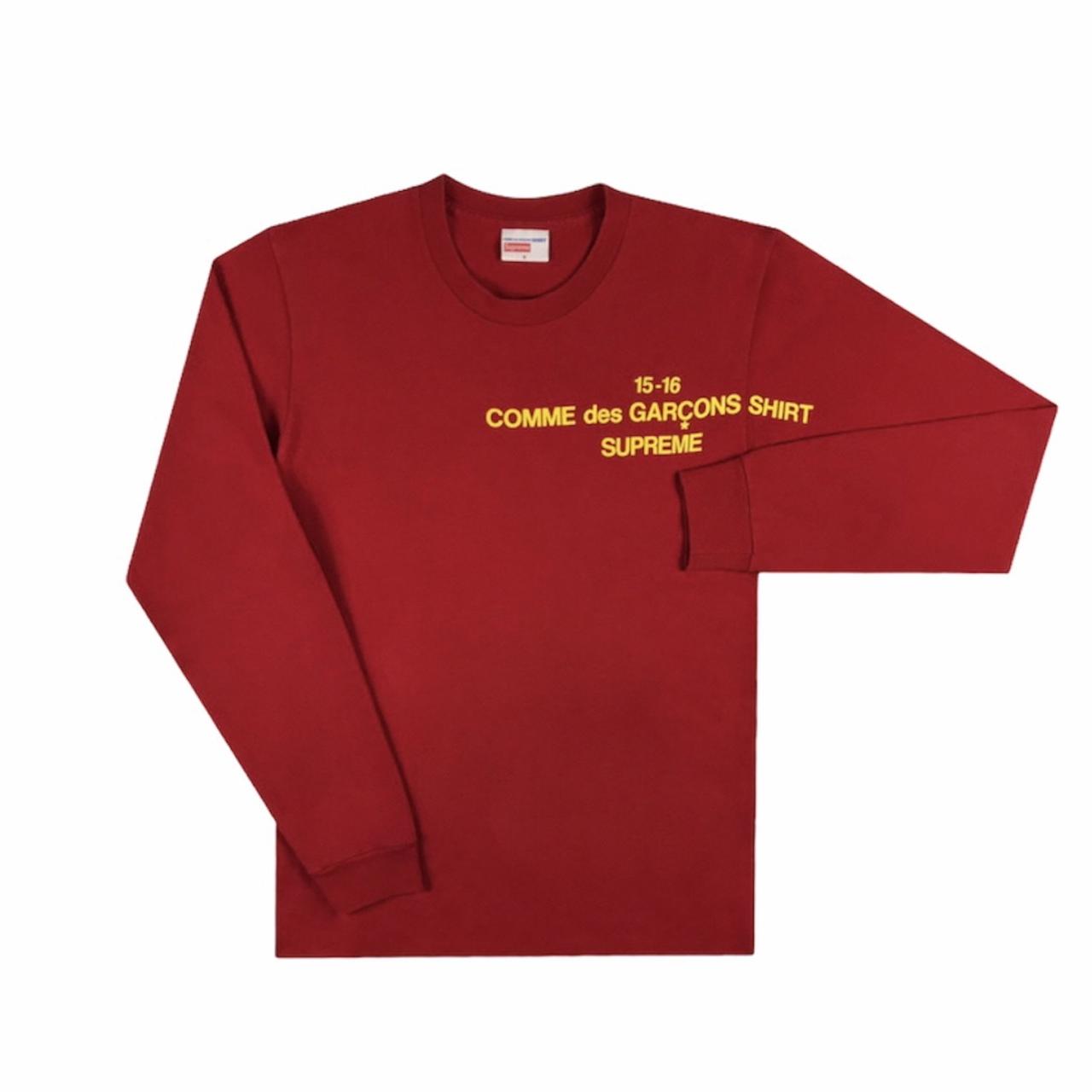 Supreme comme des garcons long sleeve hot sale