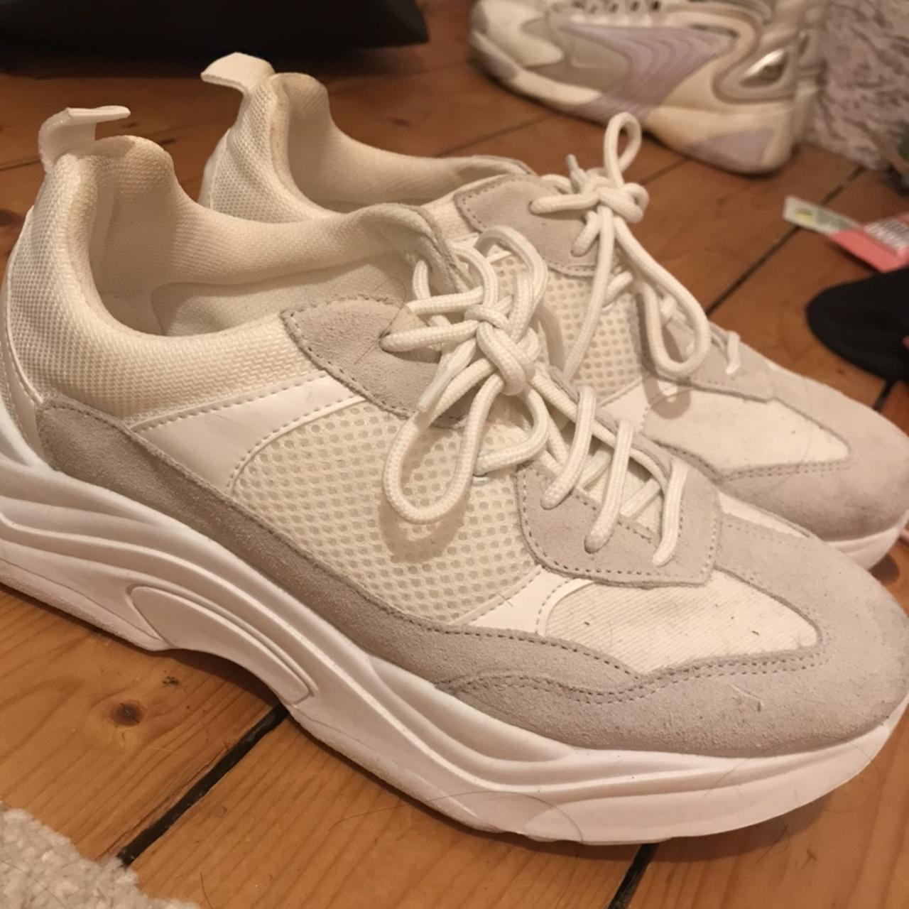 topshop white chunky trainers