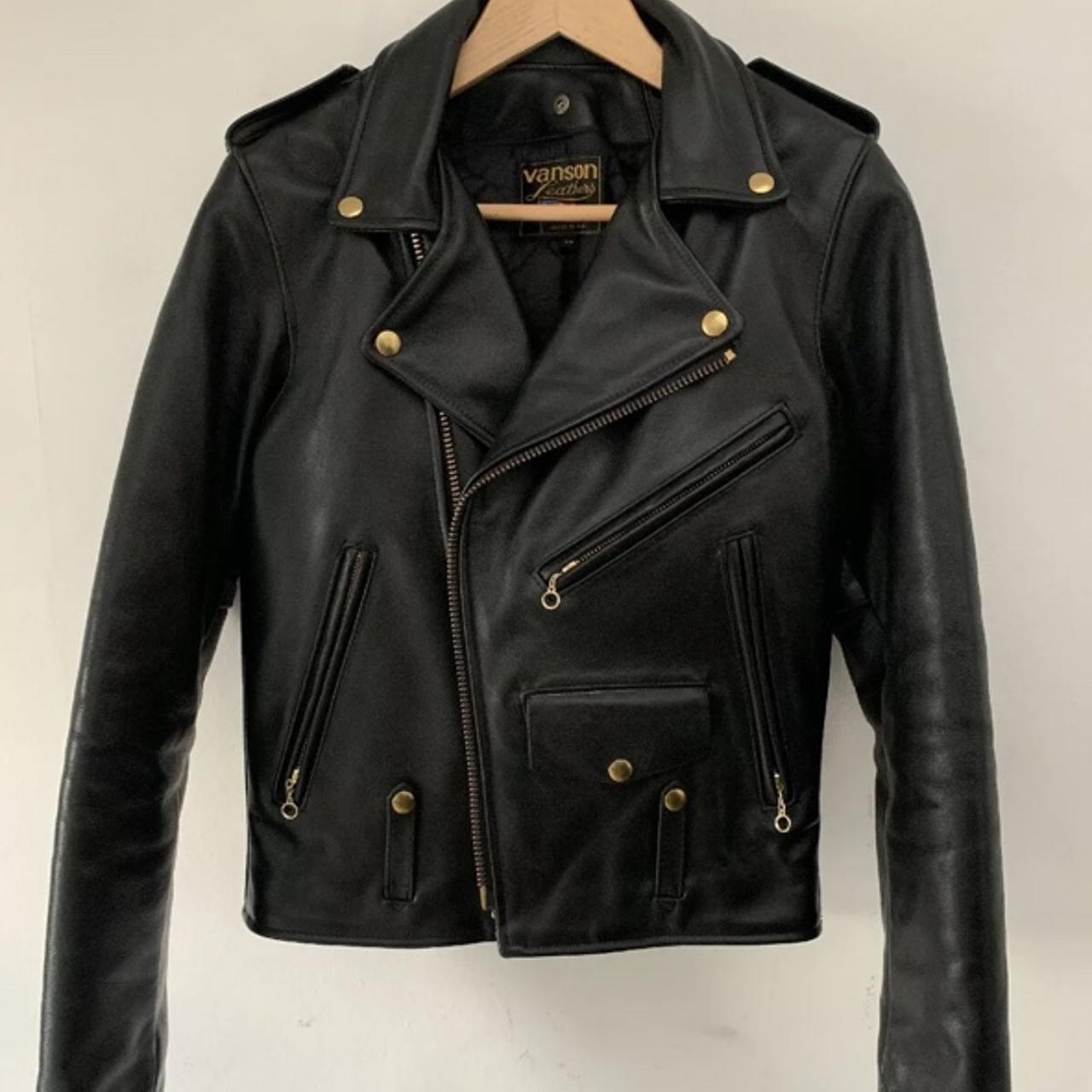 VANSON C2 leather biker jacket - size 34, I picked...