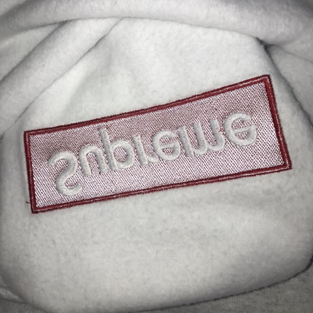 Supreme Kanjii Crewneck Grey XL very comfortable - Depop