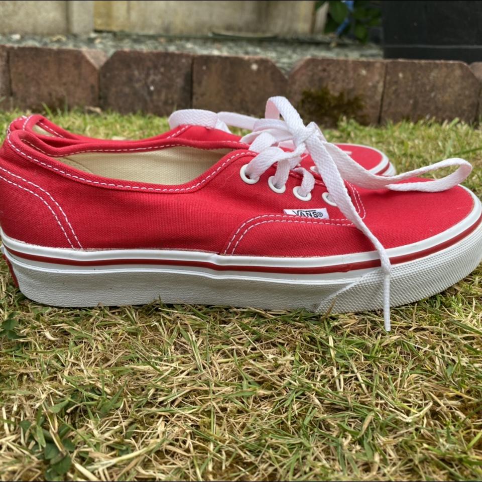 size 14 red vans