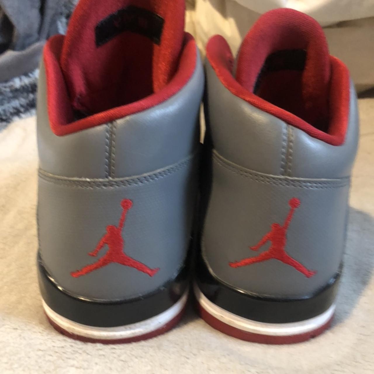 Jordans V IV III grey colour with reflective print. - Depop
