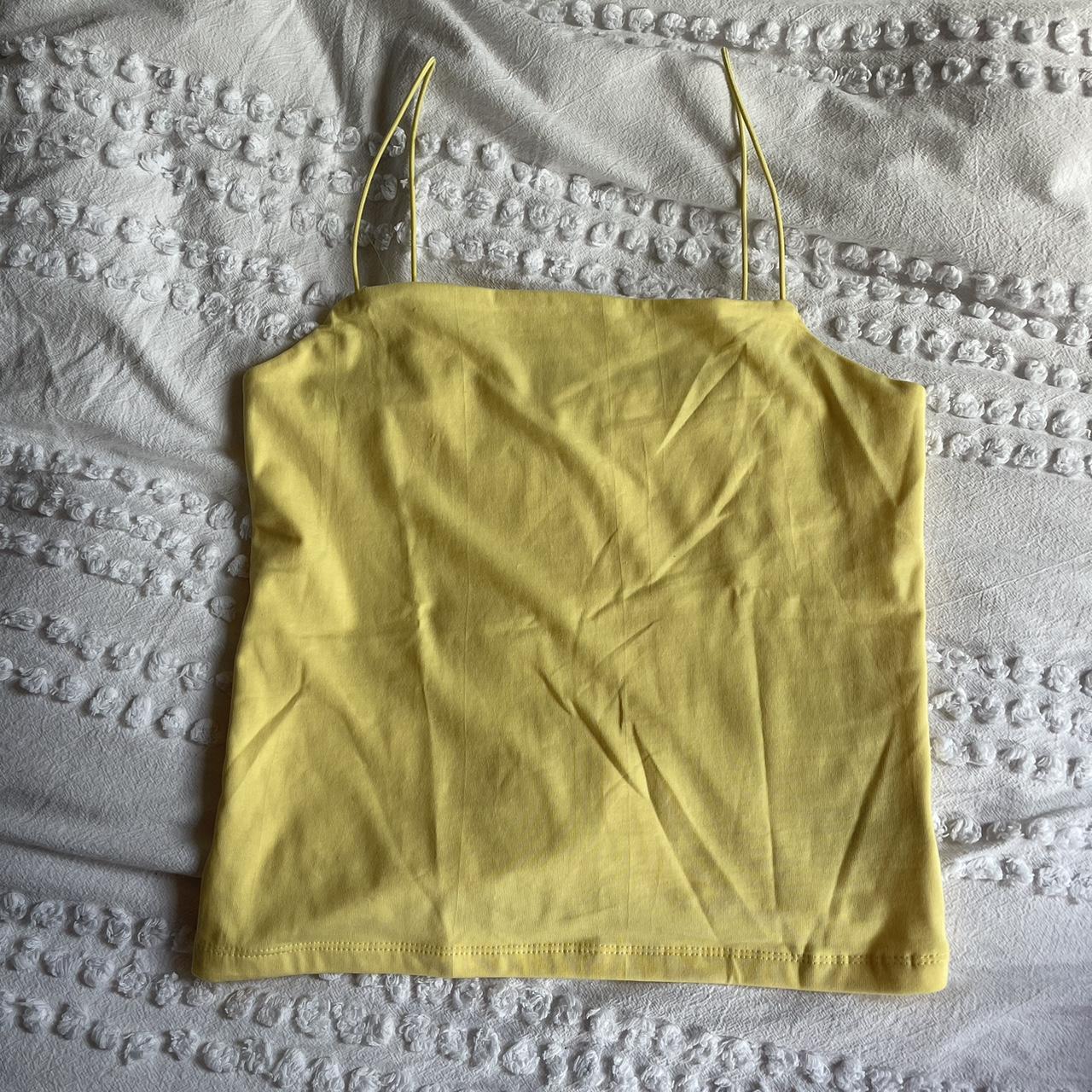 Primark Women's Yellow Veststankscamis Depop