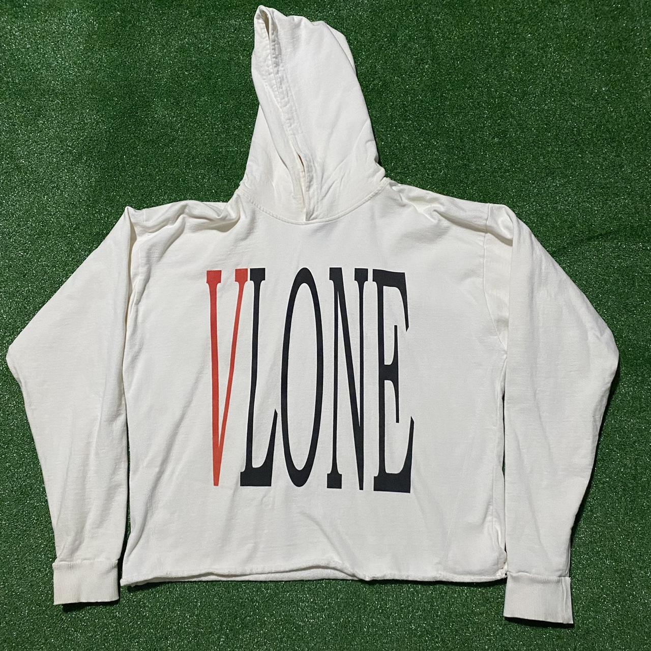 Vlone staple hoodie The most noticeable flaws are Depop