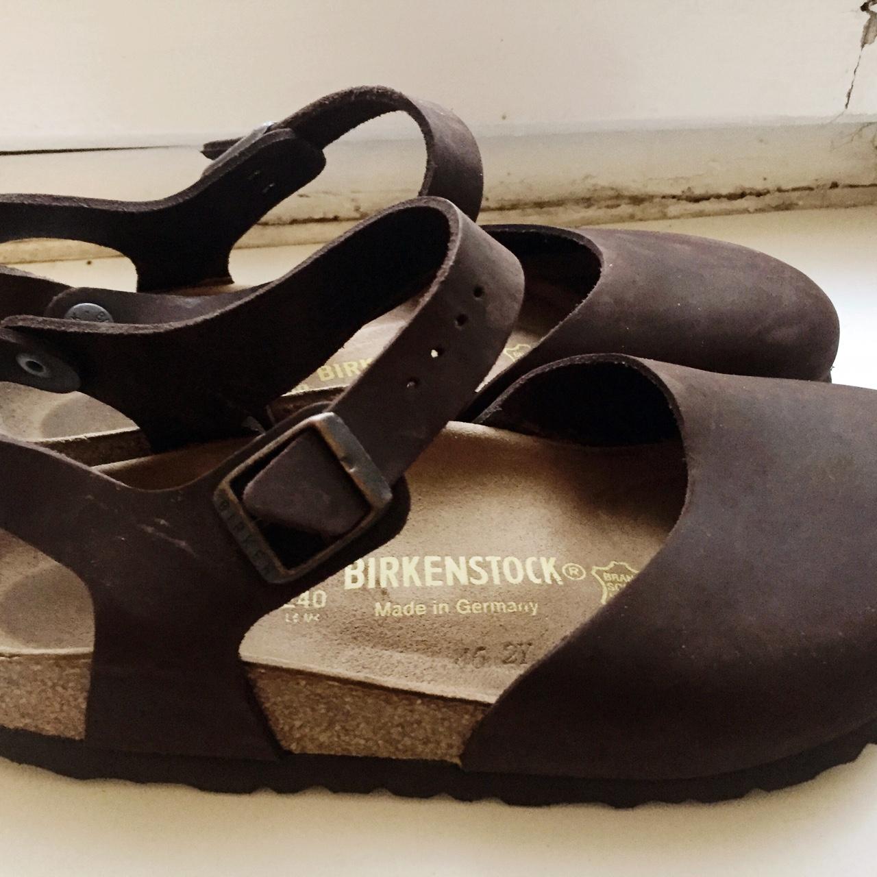 Birkenstock Modello Messina n. 37 in pelle marrone