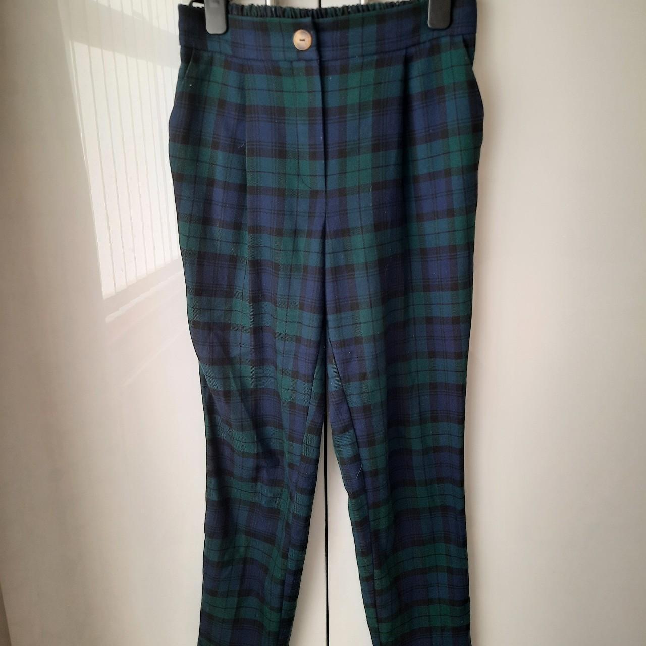 Jersey fabric trousers Dark green, navy and black... - Depop