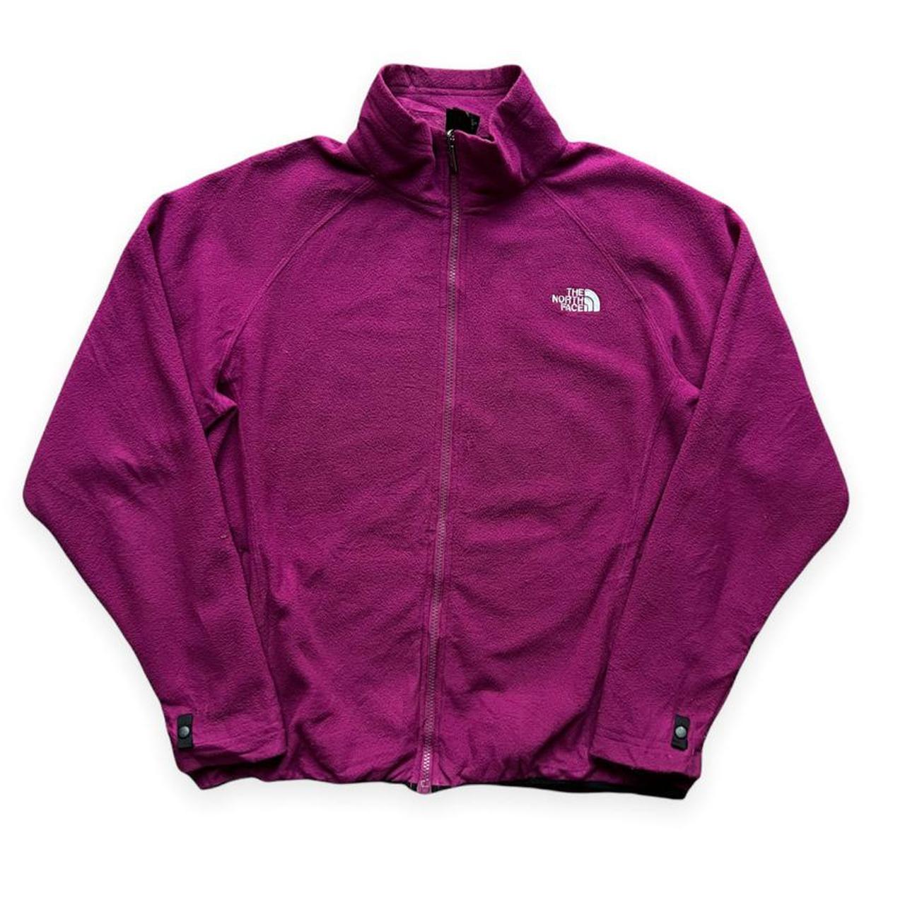 The North Face TNF Purple Fleece Jacket. Good... - Depop