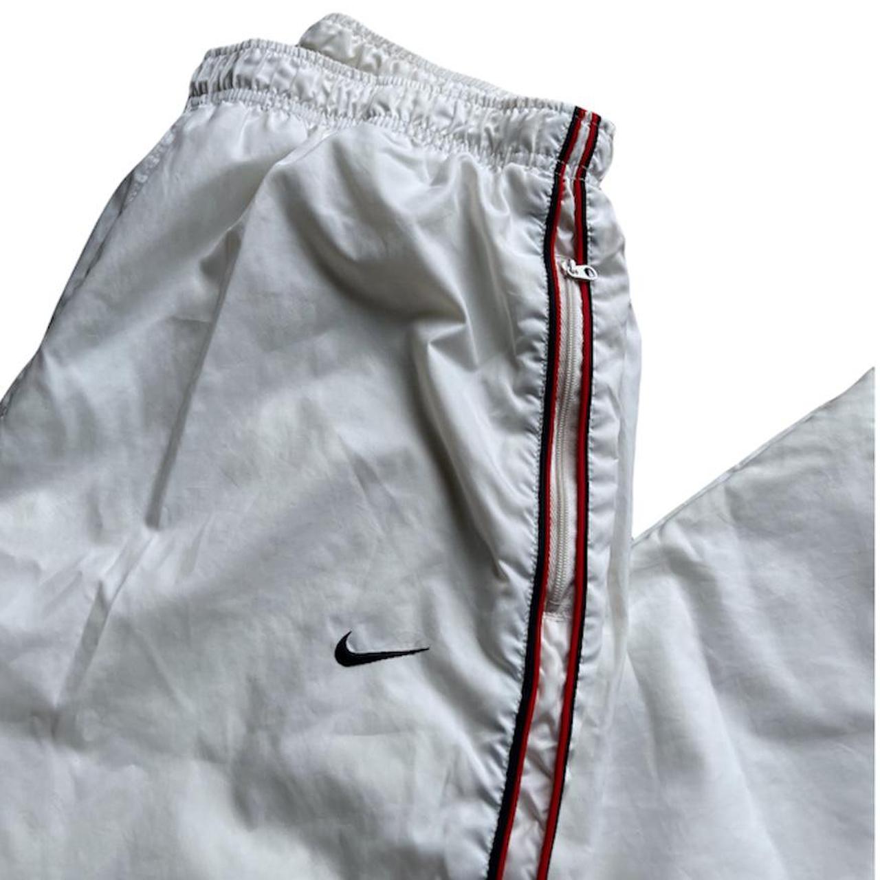 Vintage 2000’s Nike White Lightweight Tracksuit... - Depop