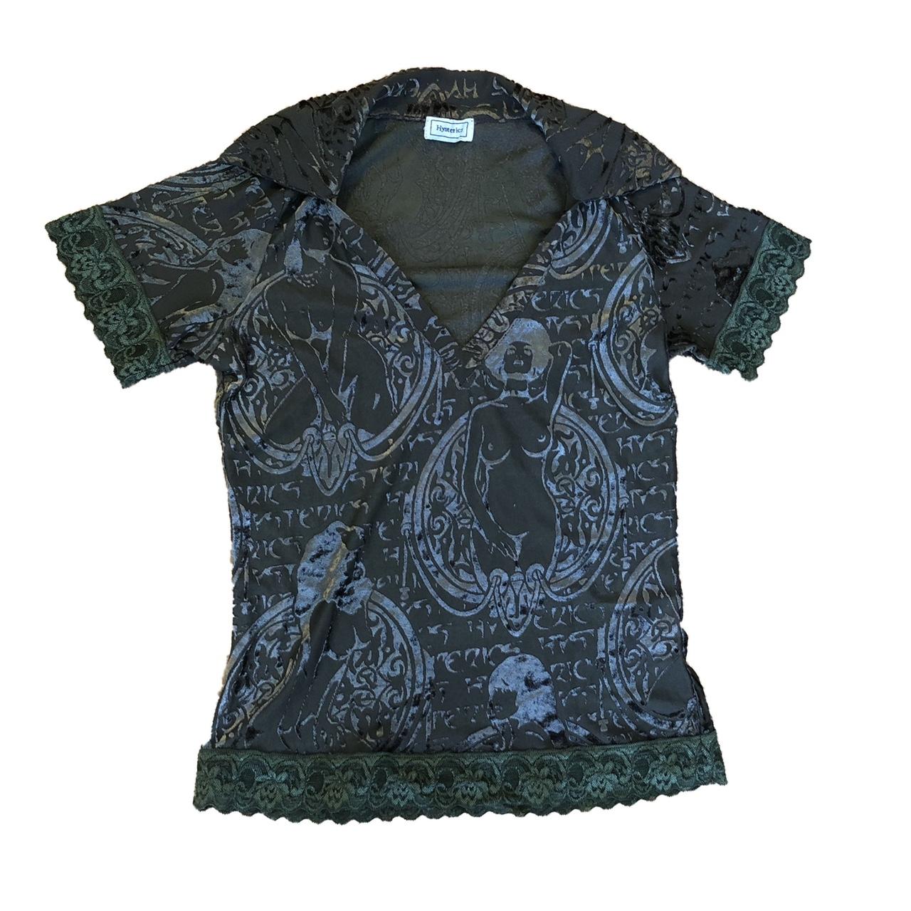 Hysteric Glamour Velor Logo Tops Supreme HYSTERIC GLAMOUR