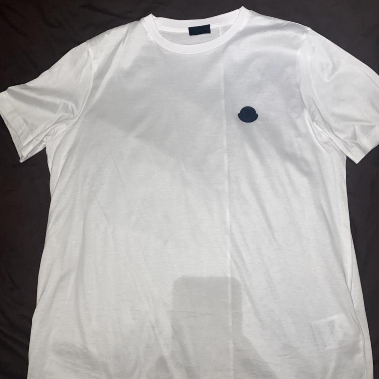 Moncler rubber discount logo t shirt