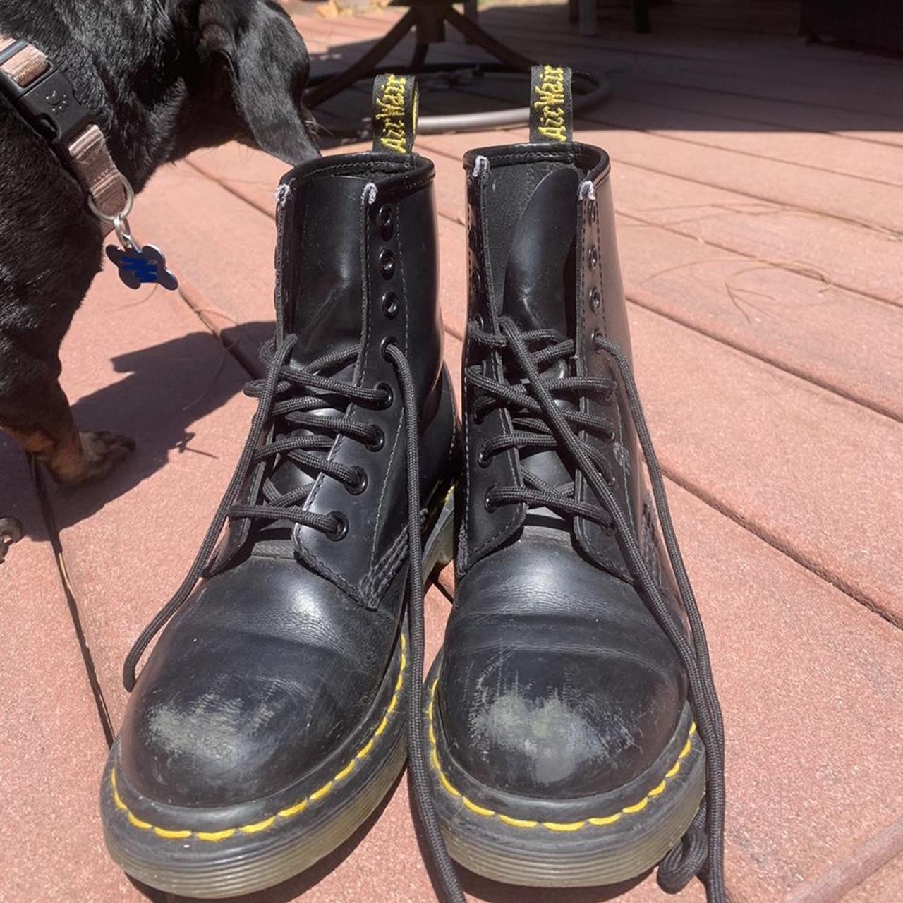 black-doc-marten-boots-16-eye-classic-black-depop