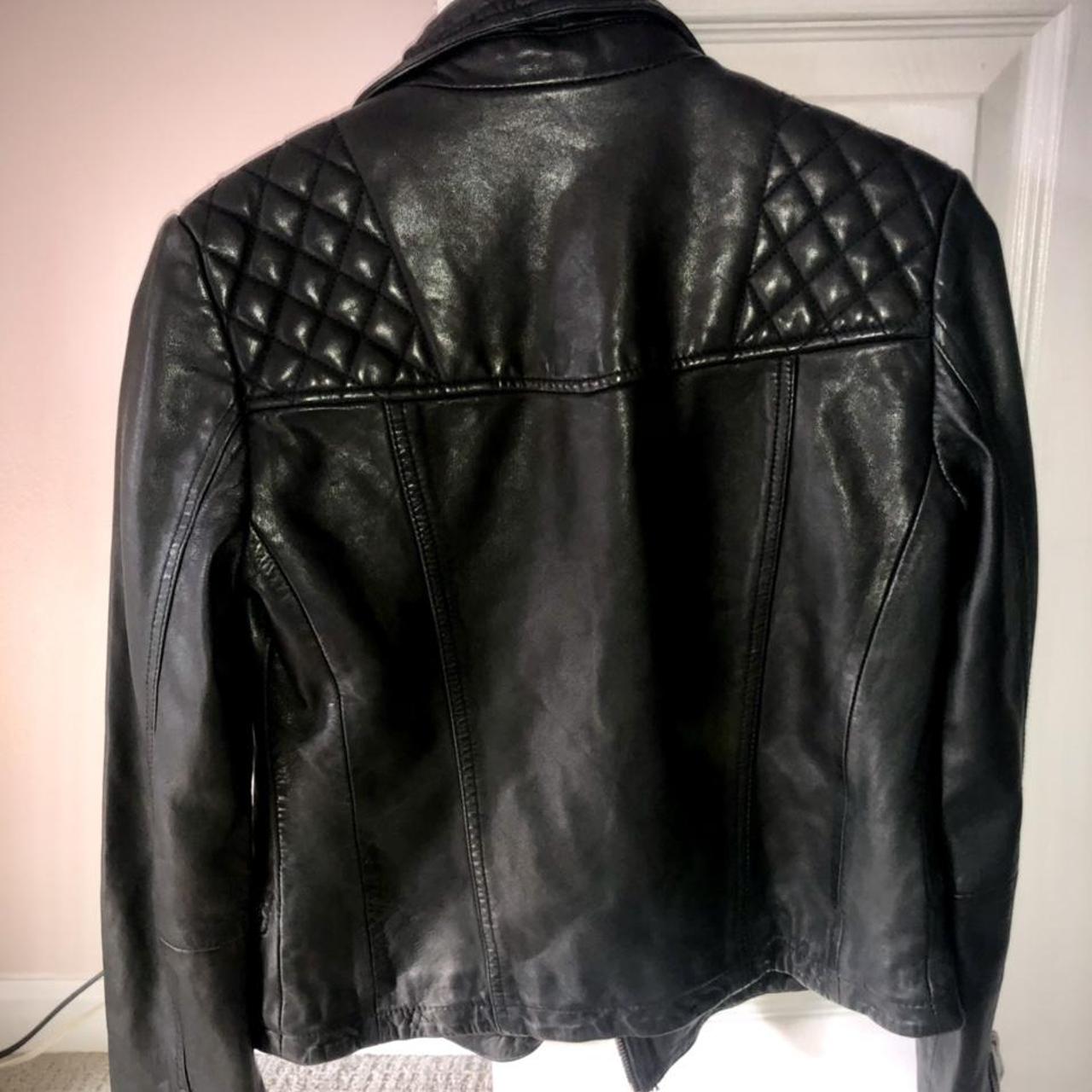 ALL SAINTS “catch” biker jacket US size 4 (XS) still... - Depop
