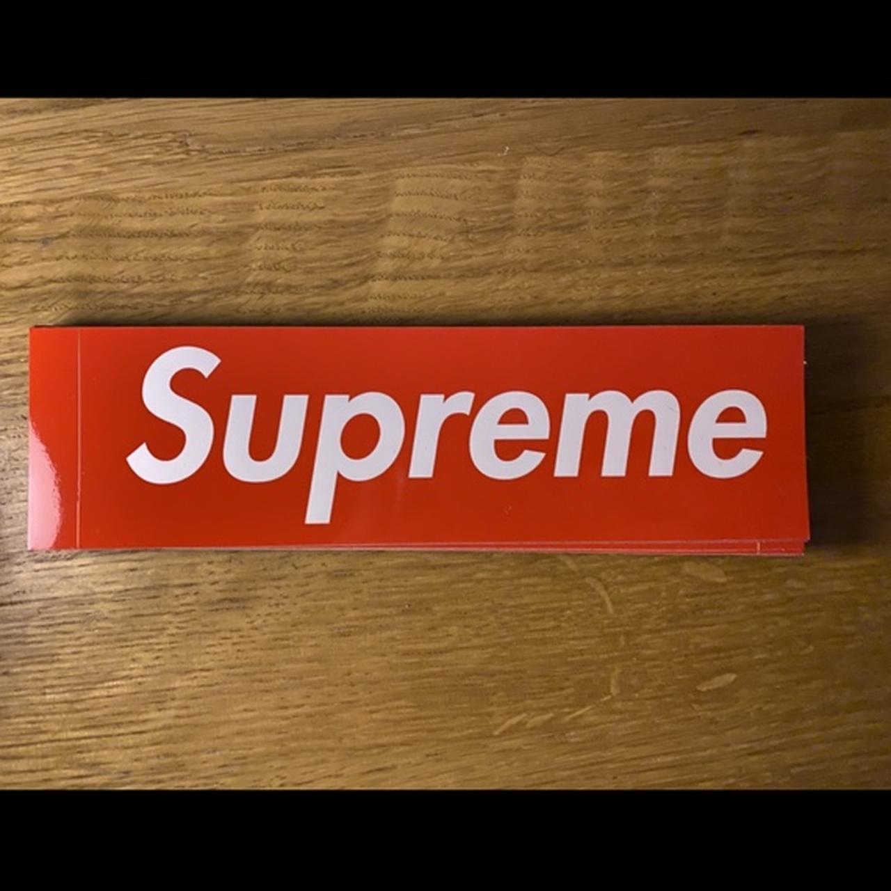 Price of supreme sticker best sale